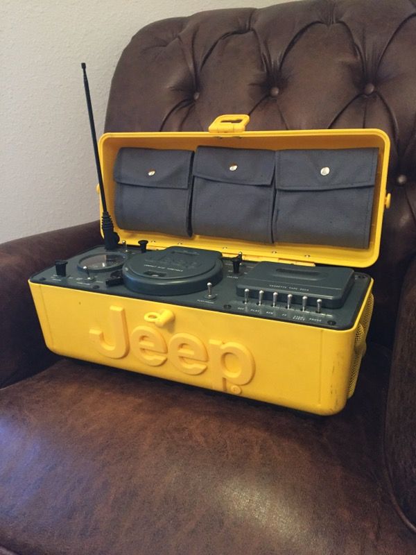 Telemania JEEP Waterproof Portable Stereo System WPSS-1A Boombox