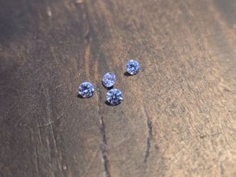 2.4mm Lab Diamonds E/F color VS/VVS clarity