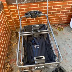 Joovy Twin Stroller With Adapters