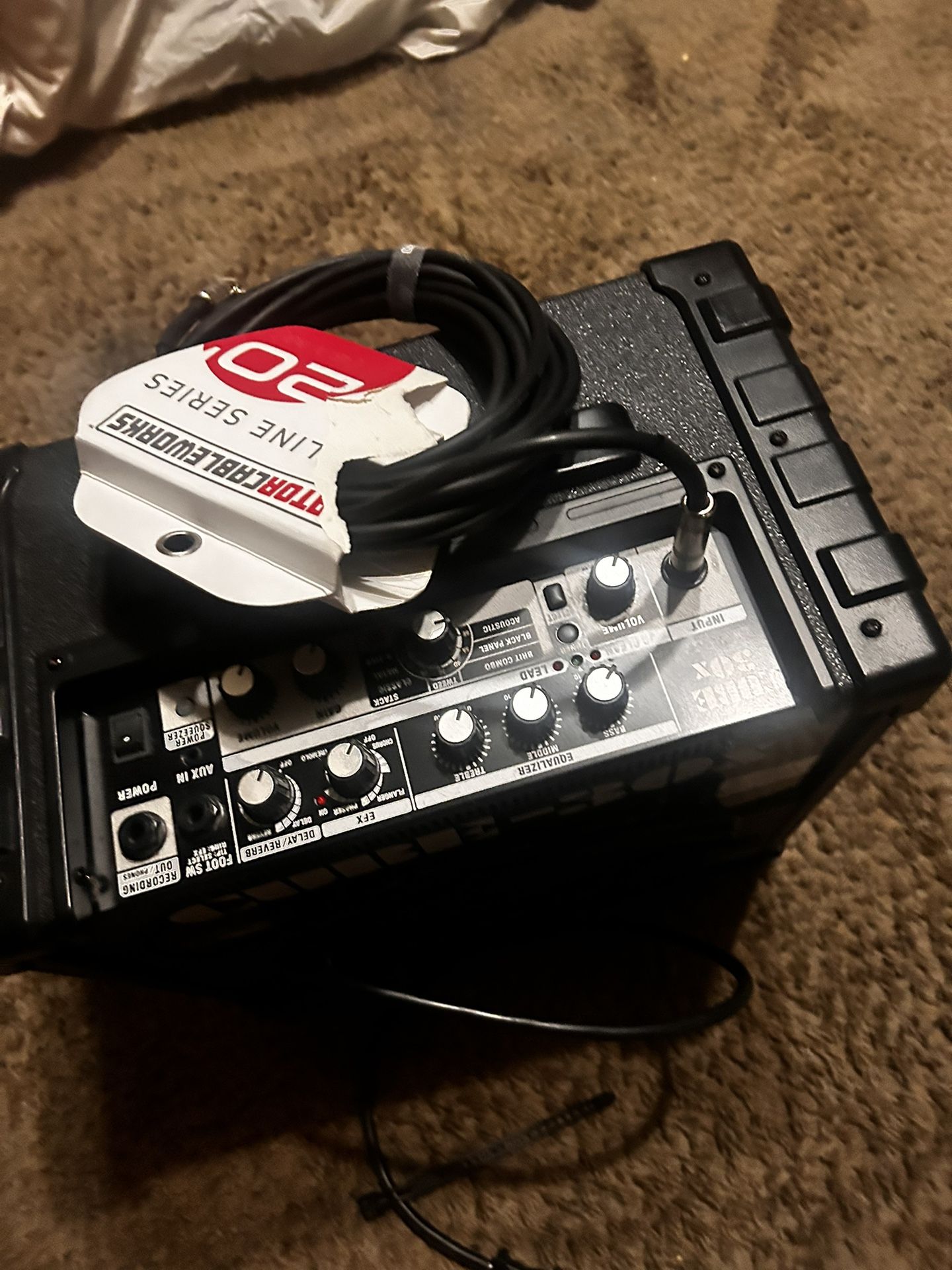 Cube 30x Roland 34w Guitar Amp Needs Repair Or Reset