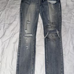  KSUBI VAN WINKLE SEXE DROGUE JEAN IN LIGHT DENIM 