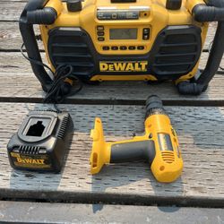 Dewalt, Radio\Charger And Drill