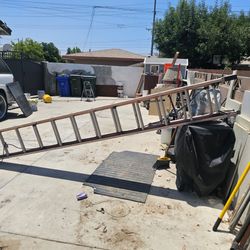 24 ft fiberglass ladder.