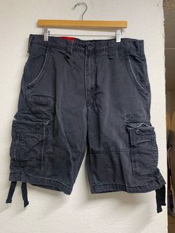 Men's Jordan Craig Brand Faded Black Cargo Shorts Size 34