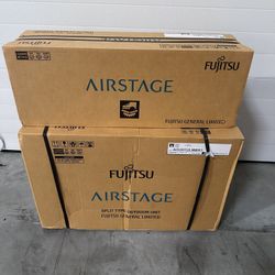 Fujitsu Airstage 12,000 BTU (1 Ton) Mini Split AC/Heat Pump – Indoor & Outdoor Units HVAC Brand New