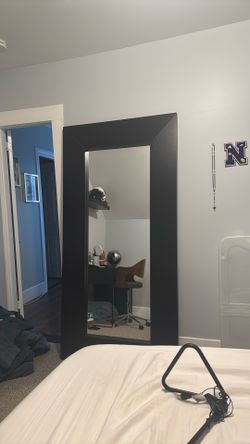 Black Large Mirror