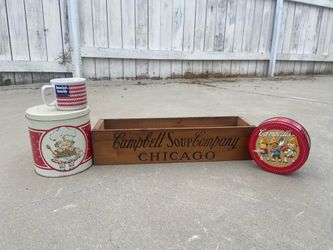 Vintage Campbell soup lot