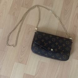 LV Inspired Bag Gently Used