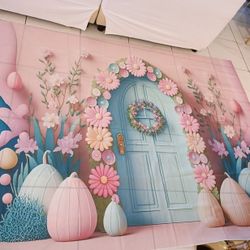 Easter Backdrop Spring Party