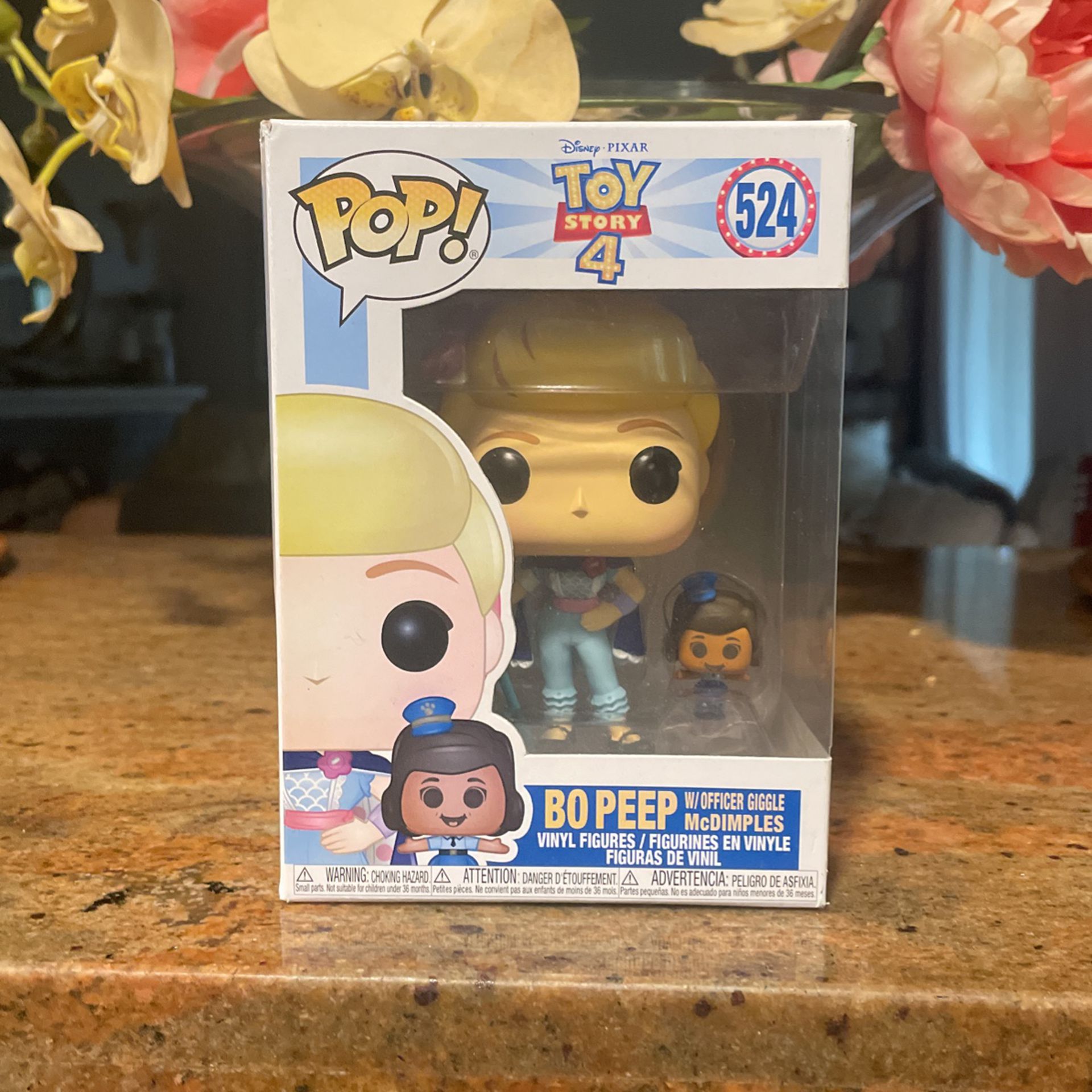 FUNKO POP! Toy Story 4 Bo Peep W/ Officer Giggle McDimples