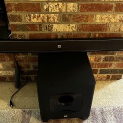 JBL Sound Bar And Subwoofer