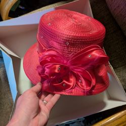 Vintage Pink Swan Hat New York 
