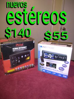 Estereos nuevos