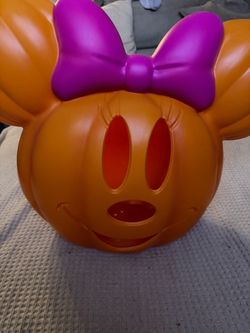 Mickey and Minnie Large Pumpkins