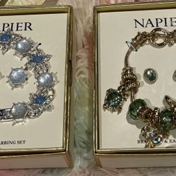 New! Napier Bracelet and Earring set (Please Read Description)