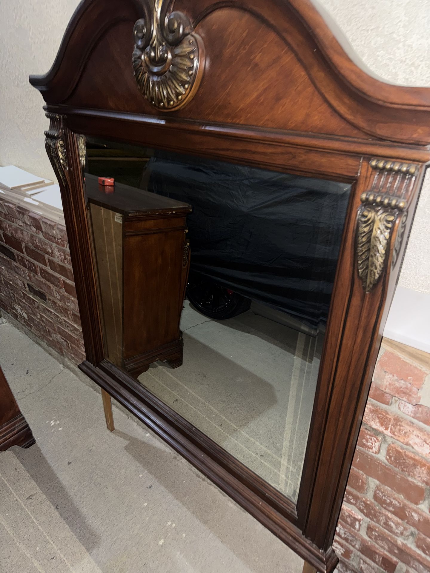 Cabinet + Mirror – Make Offer Cabinet: 69”x37”x17” Mirror: 44”x52”