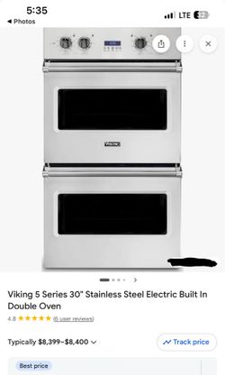 Viking double oven