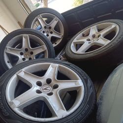 4 Good Acura Factory Rims (plus tires)
