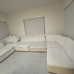 Beautiful White sectional Couch 