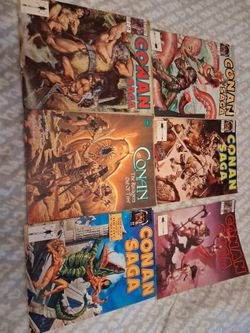 Conan Saga 6 Comics For 40$ Great Collectable Items 