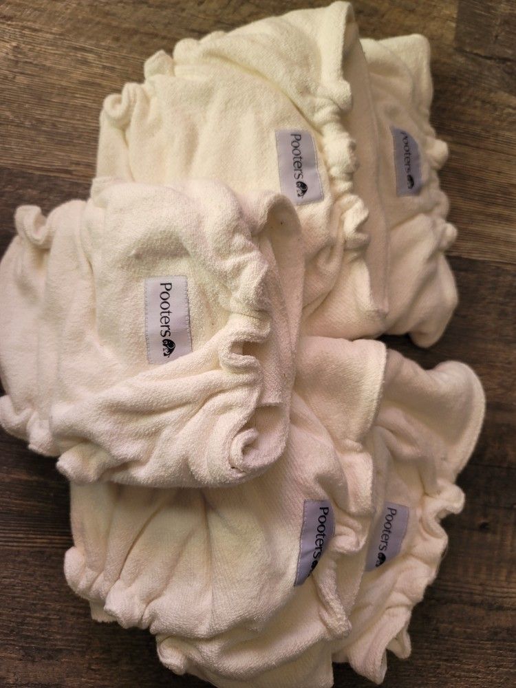 💦 Pooters Hemp Fitted Diapers – Brand New, Never Soaked a Bum 💦