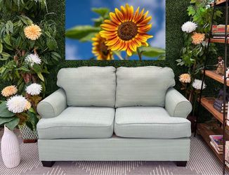 Free Delivery Ashley Furniture Teal Loveseat