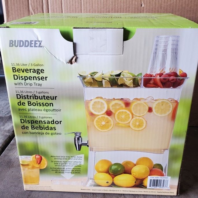 Buddeez Party Top Beverage Dispenser - 2.0 Gal