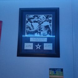 Signed Cowboys Picture 