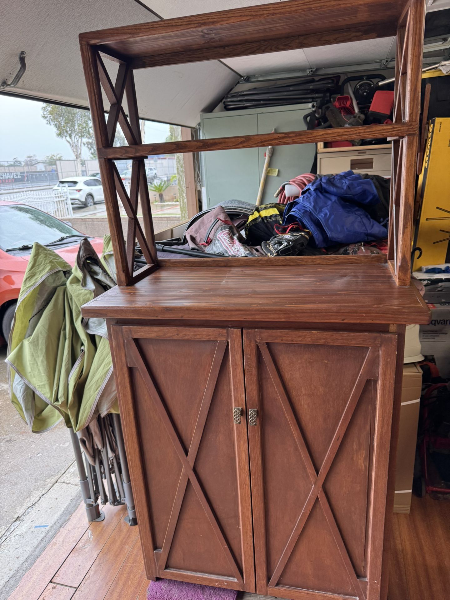 Custom Microwave Cabinet