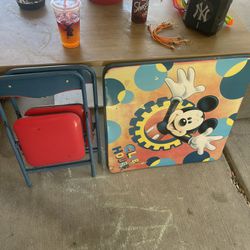 Kids Table W/ Chairs 