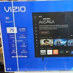 75 Tv $55 Down On Finacing Free Delivery 6 Month Warranty.  75 Tv Vizio Smart 4k Hdtv 