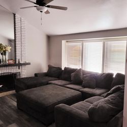 Grey Xl Sectional
