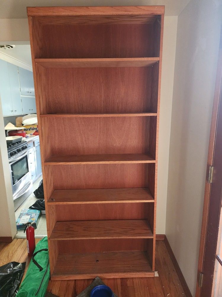 7 Ft X3 Ft Tall Solid Wood Bookcase
