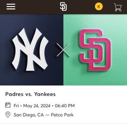 Yankees VS Padres 5/24
