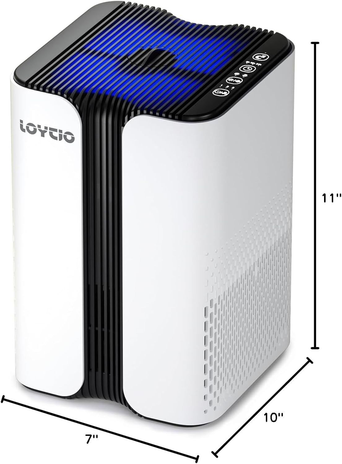 Air Purifiers for Home, HEPA Air Purifier Covers up to 400 sq ft, 24dB Sleep Model, Night Light, 3 Timers
