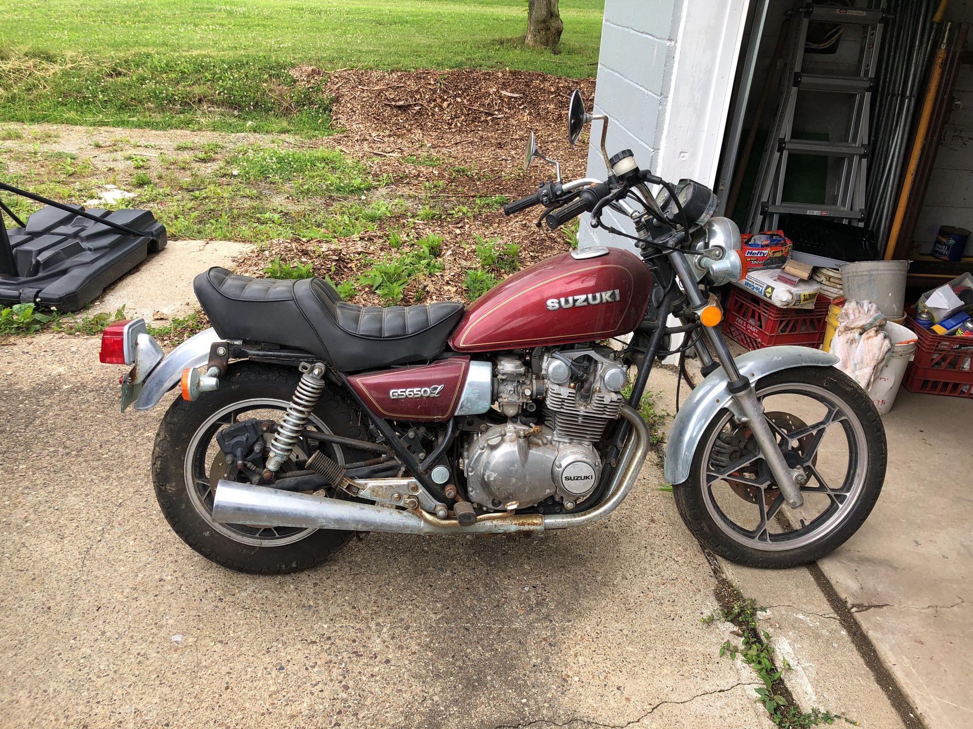Suzuki GS650L Motorcycle For Parts or Repair