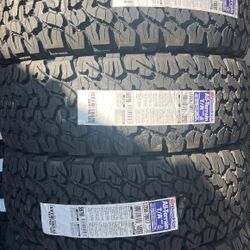 LT 265/70/17 Bfgoodrich All Terrain Ko2