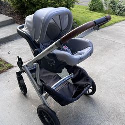 Uppababy Vista Stroller + Uppababy Mesa Infant Car seat