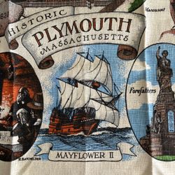 Plymouth MA. New Kitchen Tea Linen Towel