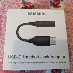 Samsung C Headset  Jack Adapter