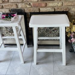 Two Stools 17” X 9” High: 2’