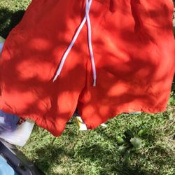 Shorts Size Small, Orange, Mens