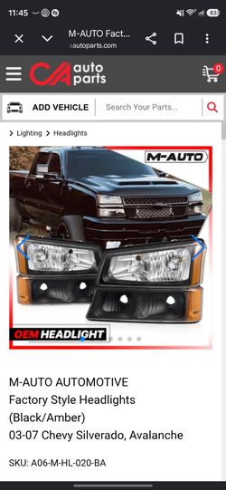 Chevy Silverado Headlights