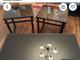 Black Coffe Table Side Tables