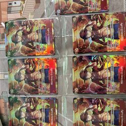 7x Luffy Sealed Treasure Boosters Set