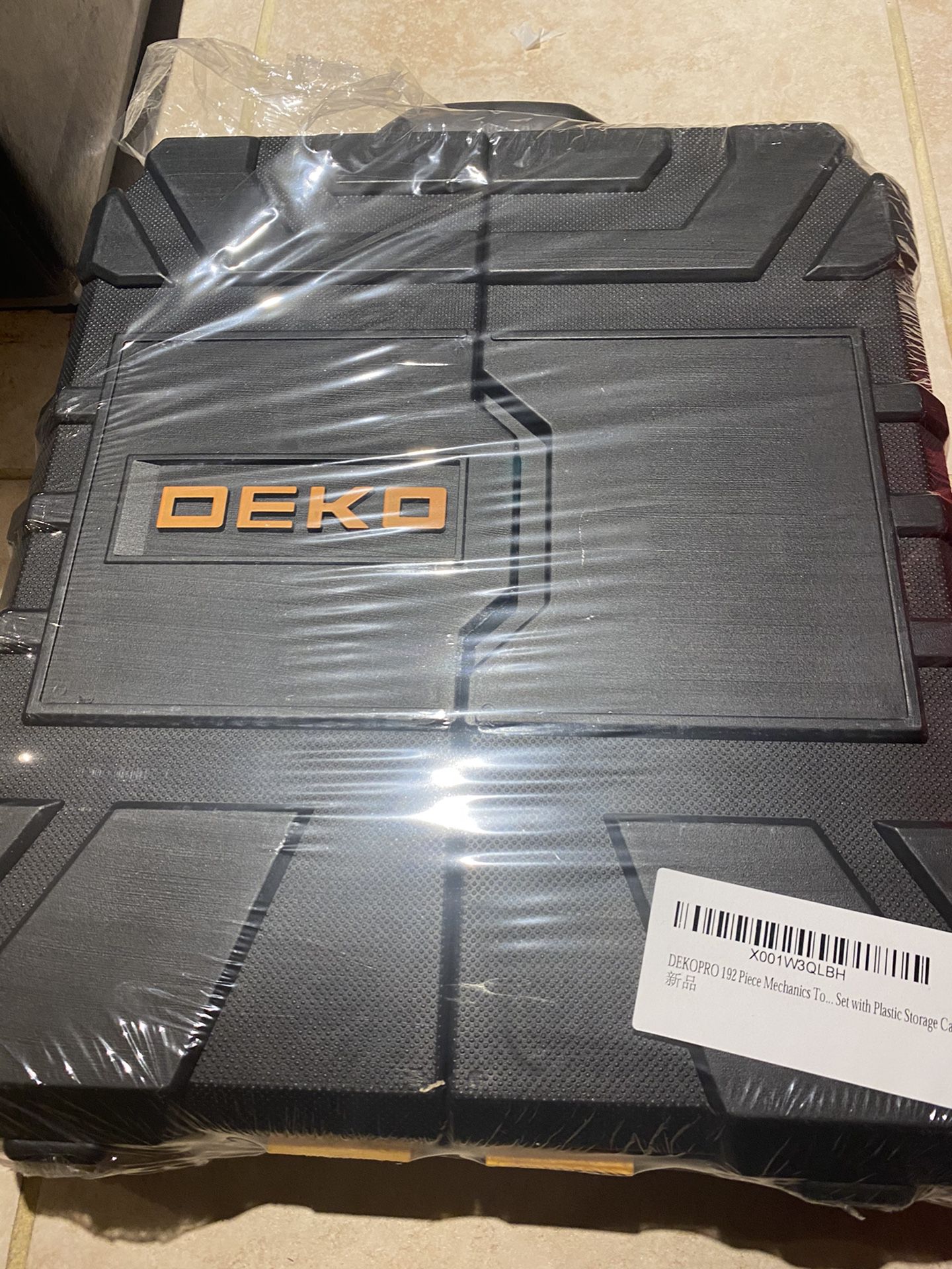 DEKO pro 192 piece Tool box brand new