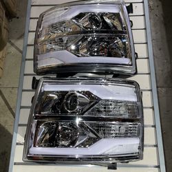Chevy Silverado LED Headlights For 2007 To 2013