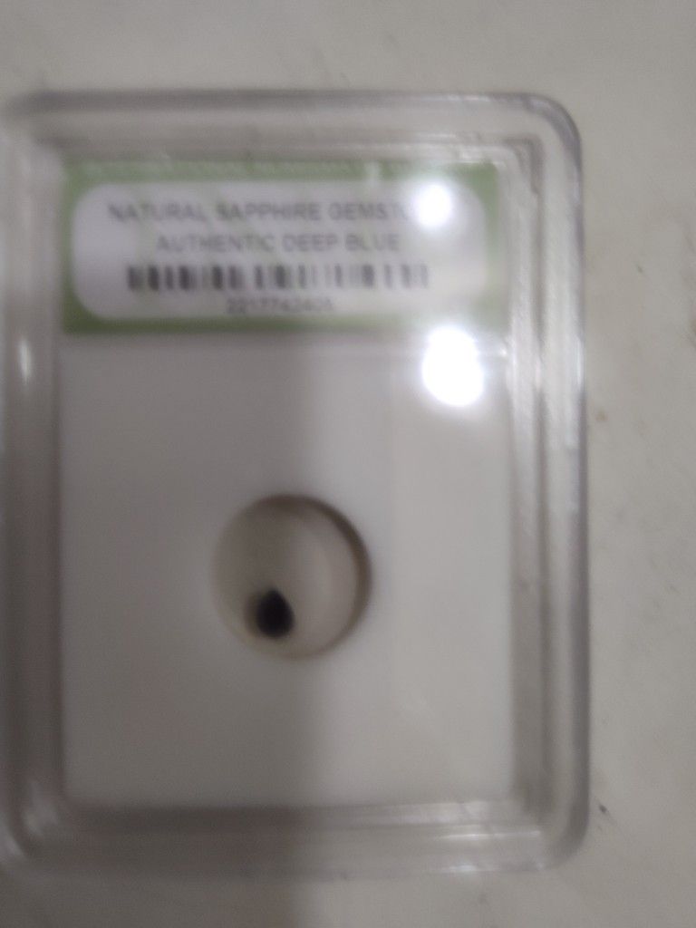 Natural Sapphire Authentic Deep Blue 