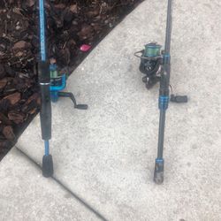 Blue Bass Rods and Reels