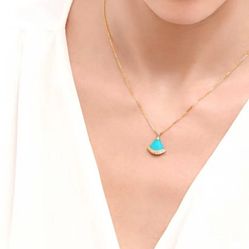 Bulgari blue necklace
